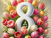 С Международным женским днем 8 марта!